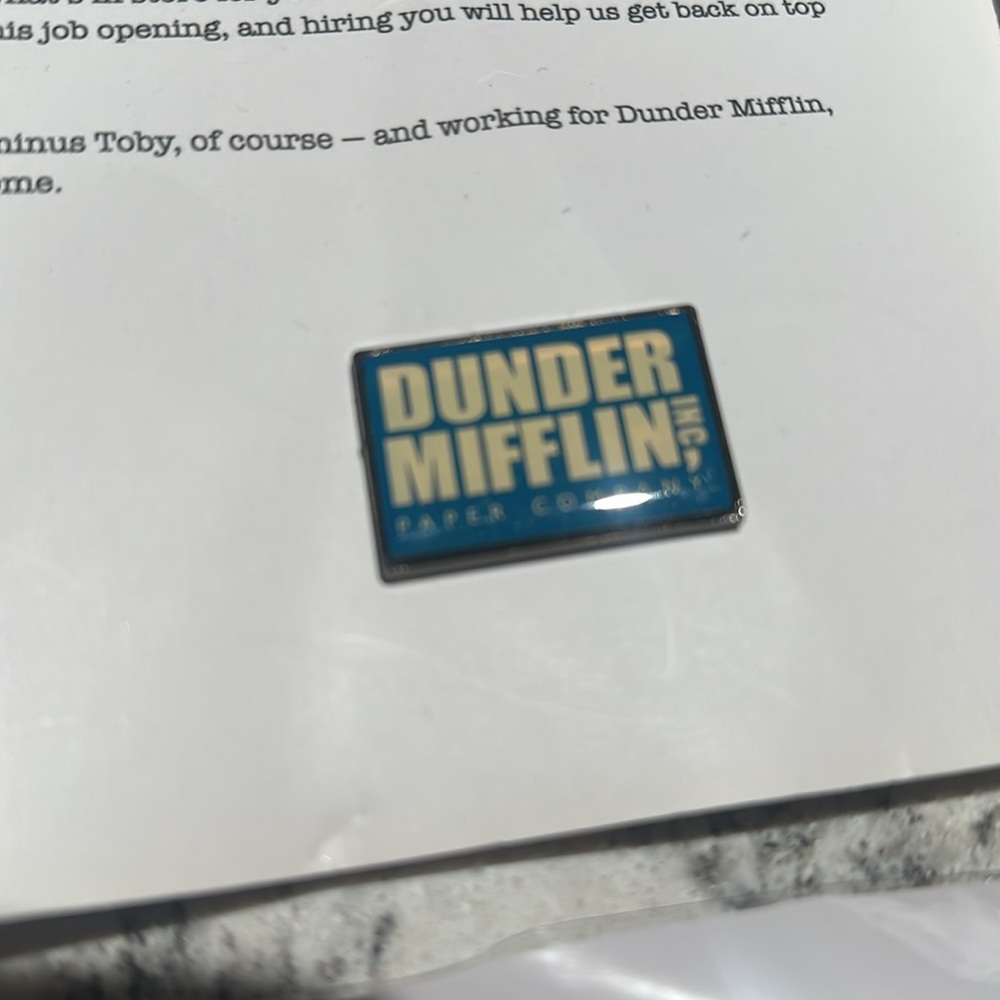 The Office- Dunder Mifflin Fan Pack Bundle (Socks, Pins, and other goodies) - Picture 10 of 10
